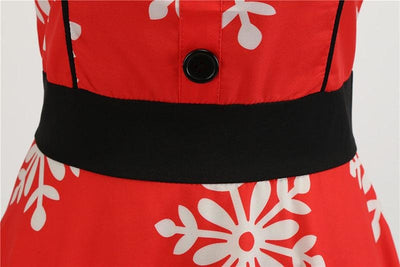 Schneeflocken-Vintage-Kleid