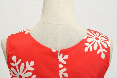 Schneeflocken-Vintage-Kleid