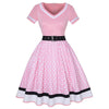 60er Jahre Kleid Rosa