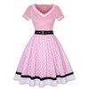 60er Jahre Kleid Rosa