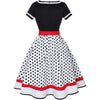 Weißes 60er-Jahre-Kleid