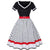 Weißes 60er-Jahre-Kleid