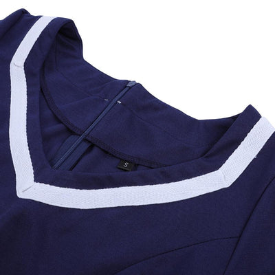 60er Jahre Kleid Blau