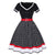 Schwarzes 60er-Jahre-Kleid