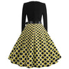 Gelbes Vintage-Kleid
