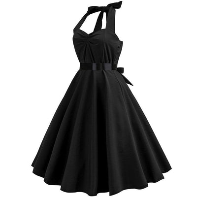 Vintage schwarzes Kleid