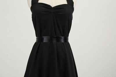 Vintage schwarzes Kleid
