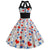 Vintage Pin-Up-Partykleid