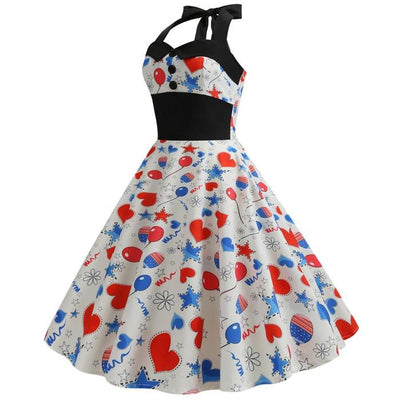 Vintage Pin-Up-Partykleid