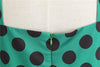 Vintage Rockabilly Kleid Grüne Erbsen