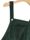 Grünes Vintage-Teenager-Kleid aus Samt