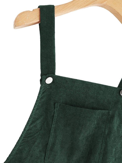 Grünes Vintage-Teenager-Kleid aus Samt