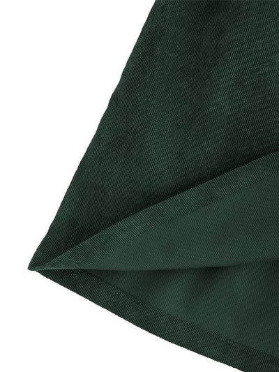 Grünes Vintage-Teenager-Kleid aus Samt