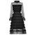 Vintage Schwarzes 40er Jahre Kleid