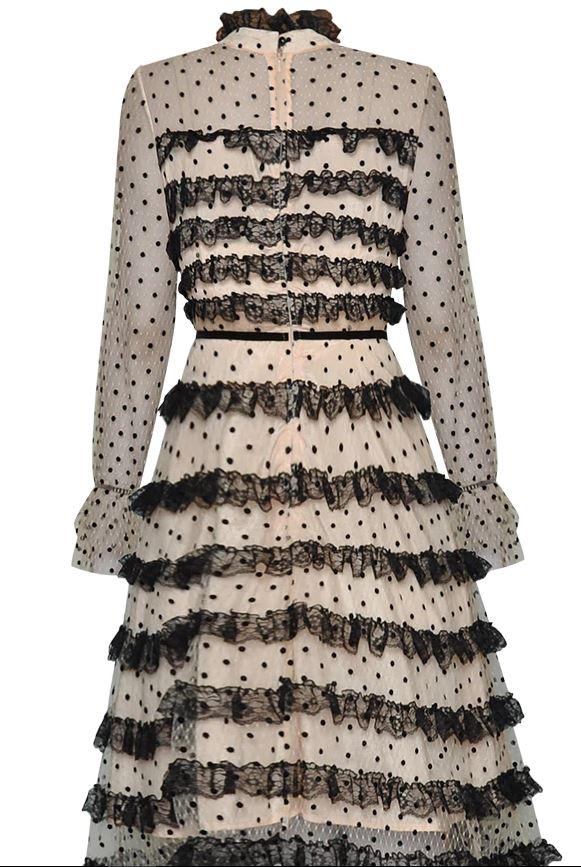 Vintage 40er Jahre Kleid Rosa